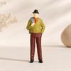 Stehende menschliche Figur Realistische Mini-Figuren mit gemalten Details Winzig