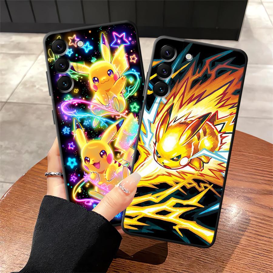 Mignon Pokemon Pikachu Housse Coque de Téléphone pour Samsung Galaxy A05 A15 A70 A04 A06 A13 A20 A50 A17 A16 A40 A12