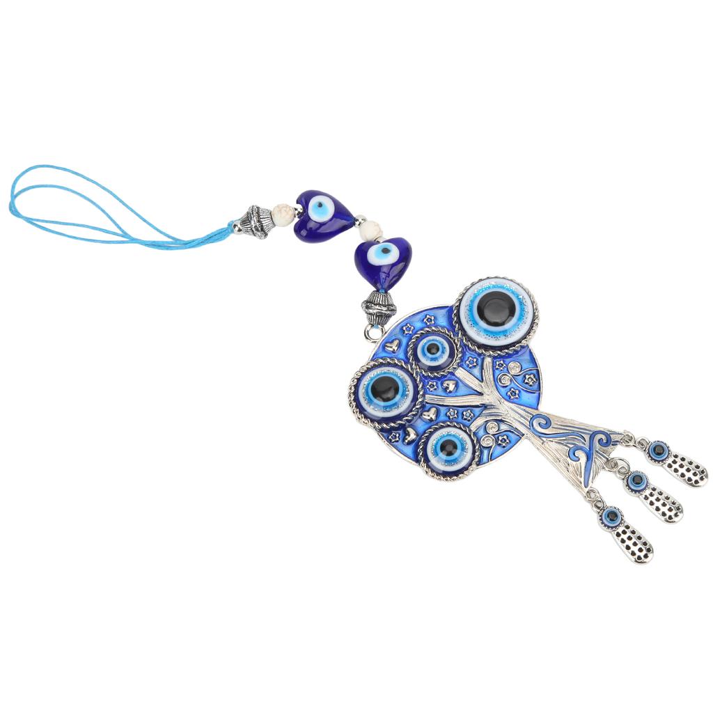 Evil Eye Pendant Coloured Glaze Alloy Exquisite Elegant Style Bring Good Luck Benediction Evil Eye Car Hanging Ornament