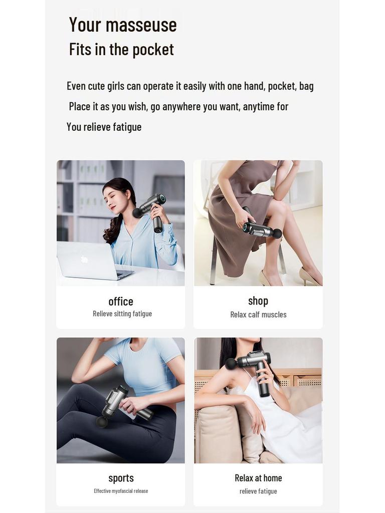Konka Fascia Gun Home Muscle Relaxation Smart Electric Massager