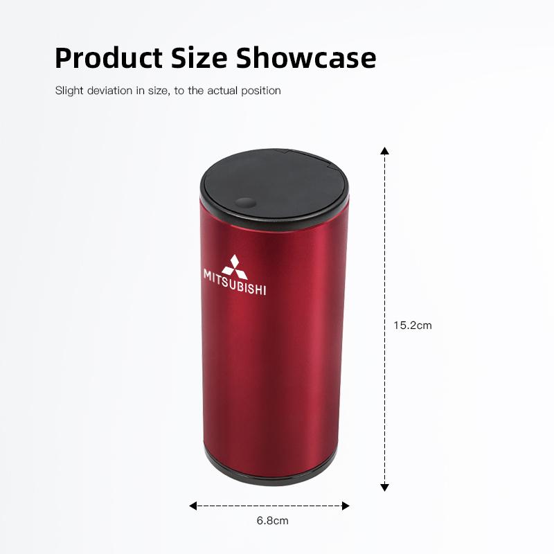 pdsh9 Car Debris Storage Bin Garbage Bin Central Control Sorting Box For Mitsubishi EK Pajero Xpander Eclipse Cross ASX L200 Xforce