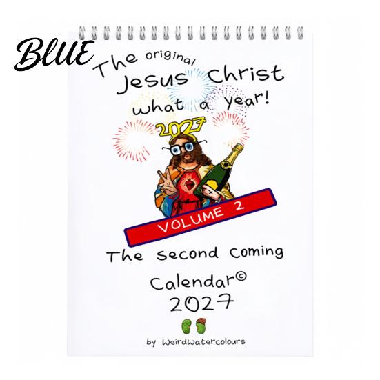 Creative Wall Art Daily Record Grid Monthly Calendar Large 2027 Funny Planner Humor Journal Desk