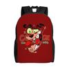 Cowardlyes Dogs Anime Backpack for Men Women School College Students Bookbag Fits 15 Inch Laptop Comedy Horror Bags