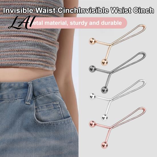 Jeans Waist Adjuster 5/10Pcs Tightener for Pants Reusable Cincher Clip Waistline Modification Tool Loose Jeans No Sewing Trousers Leg Shortening