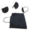 Oilproof Kitchen Apron PVC Leather Waterproof Black Comfortable