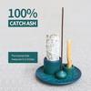 Palo Santo Sticks Holder, Multi-Purpose Handmade Ceramic Incense Burner for Palo Santo Incense Sticks, Sage Holder for Burning, Ash Catcher Tray