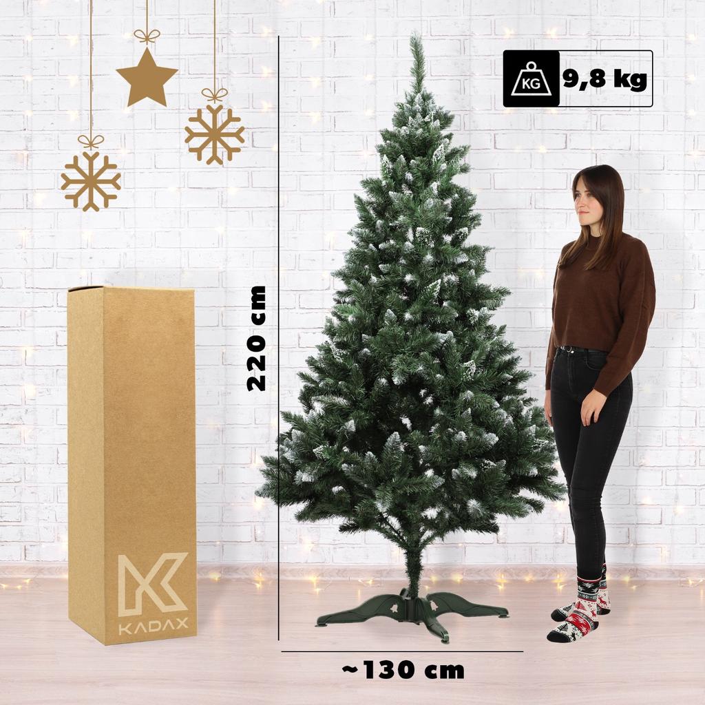 KADAX Künstlicher Weihnachtsbaum Diamanttanne 220 cm Dicht