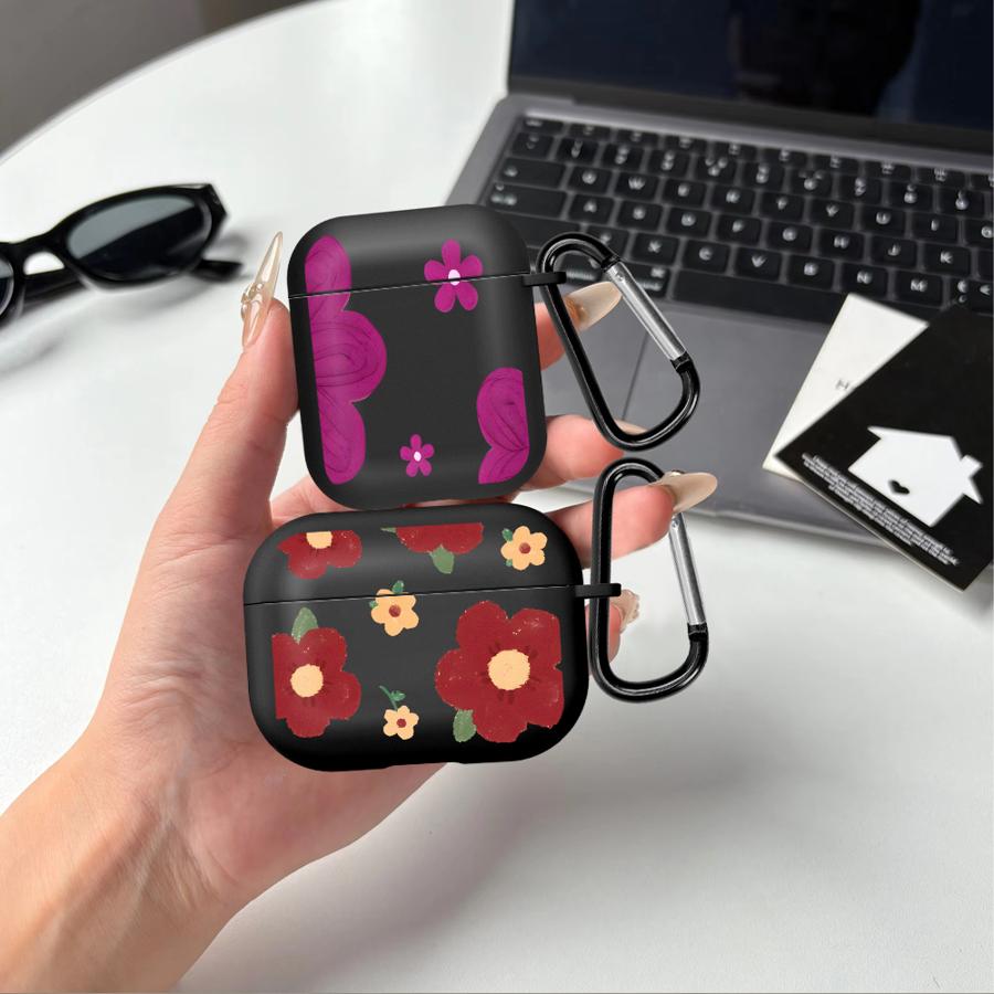 Case For Airpods Pro2 Pro3 3 4 2 1 Pro Earphone Cases Cover Cartoon Flower