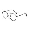 Retro-style, artistic, blue-light-blocking glasses for women, with a small frame and a pure titanium frame121218Ultra-lightweight round-frame