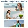 New Mini Fan Air Cooling Handheld Ice Compress Silent Operation Fan100 Speed Adjustable Portable High-Speed Fan USB Charging
