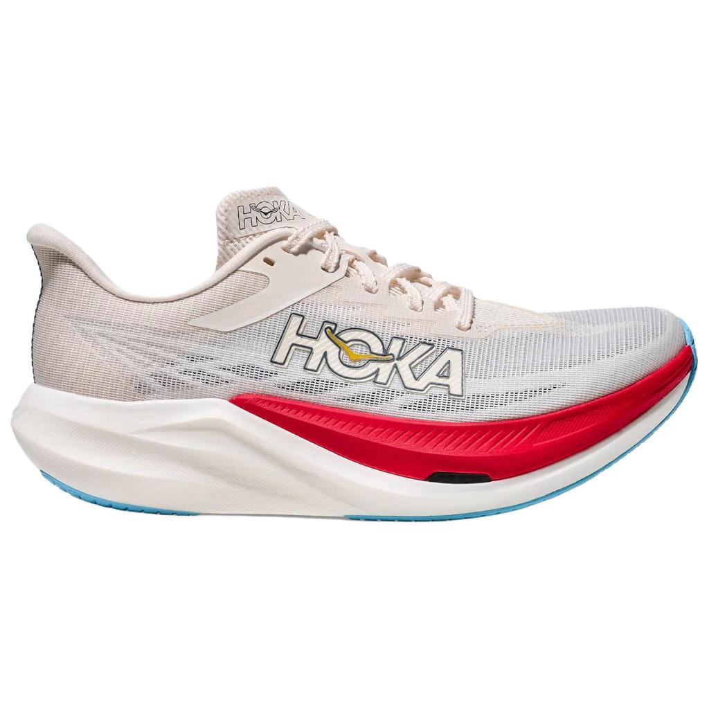 HOKA One One Rocket X 3 Breathable Running Shoes Unisex Ecru 1168724-ARFR