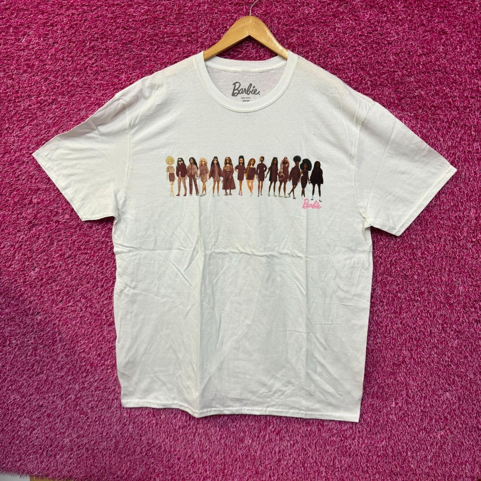 Barbies from around the world T-shirt. 2XL