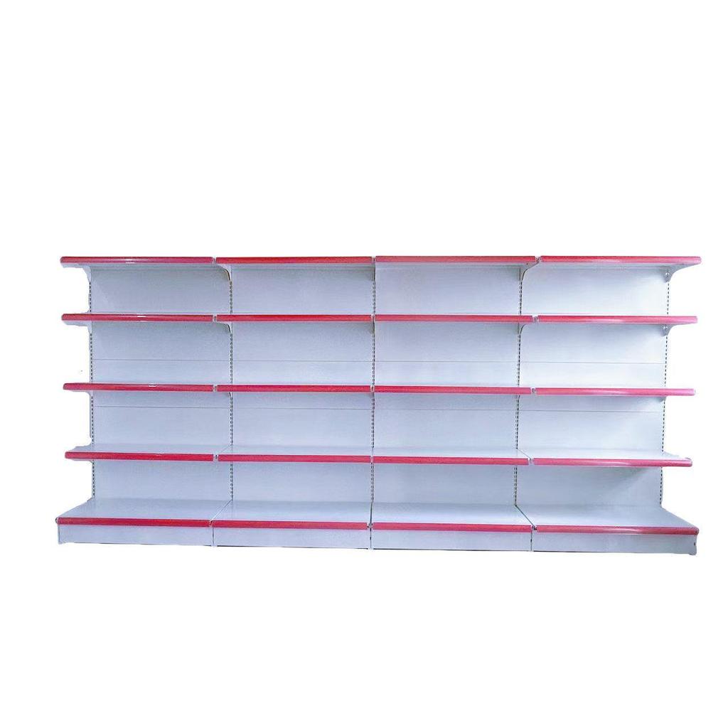 Thickened Supermarket Shelving: Single & Double-Sided Display Rack for Stores, Pharmacies, Baby Shops, and More