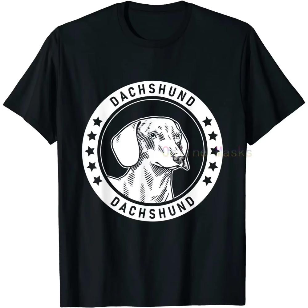 Dachshund Shirt Retro Vintage Cool Wiener Dog Mom Dad Weenie Mama Funny Gift for Puppy Pet Lover Owner Womens Mens T-Shirt