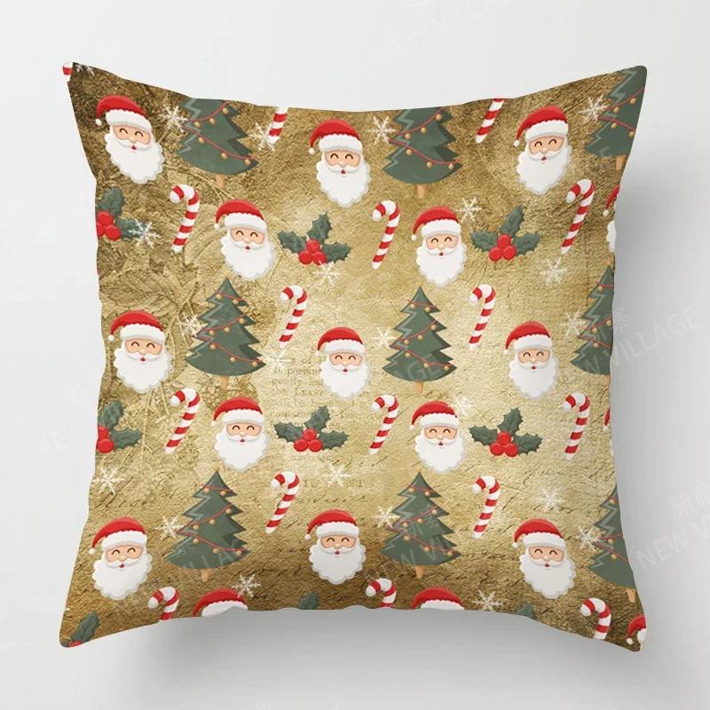 

Рождественская серия наволочек для диванов чехлы для подушек домашний декор можно изготовить на заказ для праздничных торжеств 40x40 50x50 60x60 35x35 40x40cm 16x16in