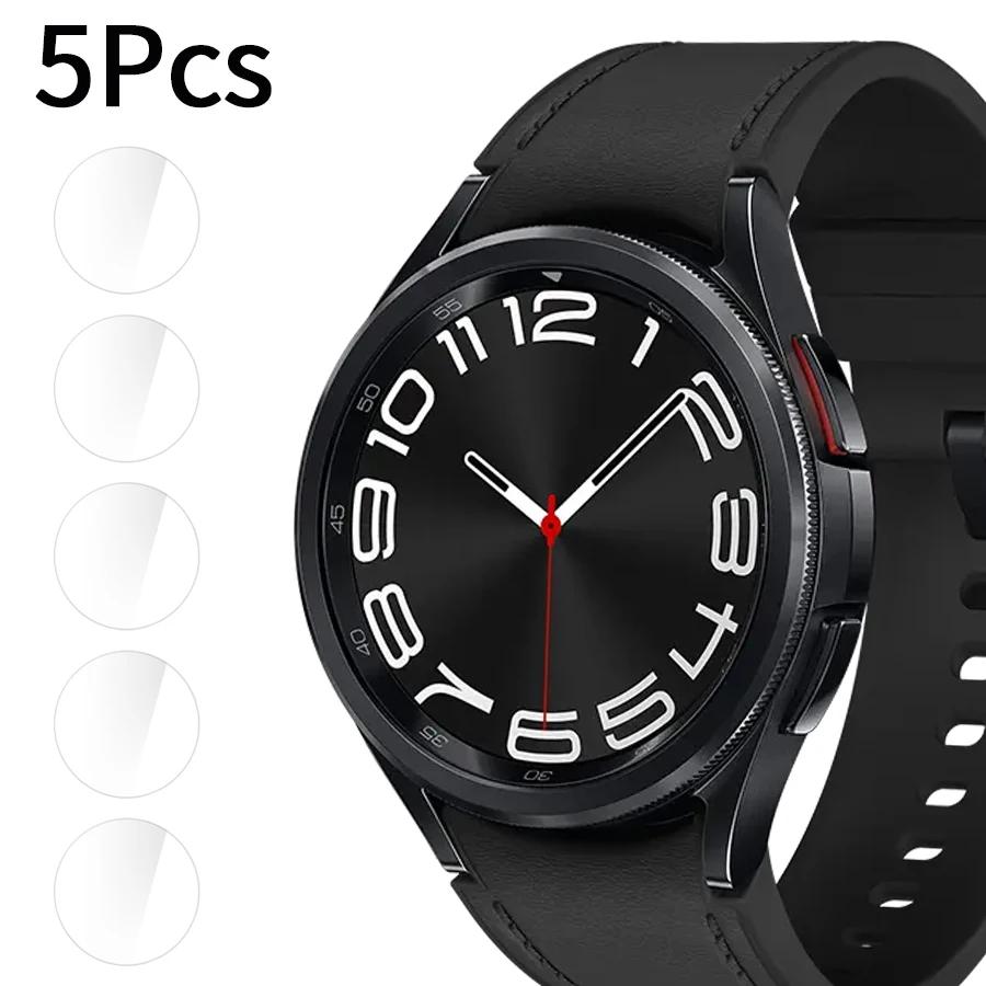 

5 шт. Защитная пленка для экрана от царапин для Samsung Galaxy Watch 8 Classic 46 мм 9H Закаленное стекло для Galaxy Watch 7 Ultra 47 мм 40 мм 44 мм for Watch7 44mm