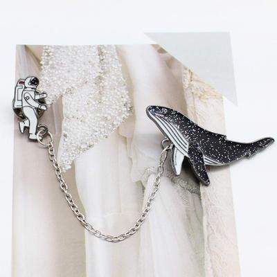 Cute Japanese Cartoon Anime Brooch Couple Badge Pin