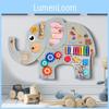 Wooden Educational Wall Toy For Kids With Puzzle Blocks For Preschool Classroom Decor