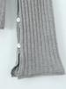 Korean Retro V-Neck Cardigan & High Waist Pleated Skirt Knit Set