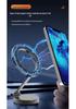 Magnetic Rotating Phone Holder for Car Dashboard - Strong Zinc Alloy with Magsafe Back Sticker