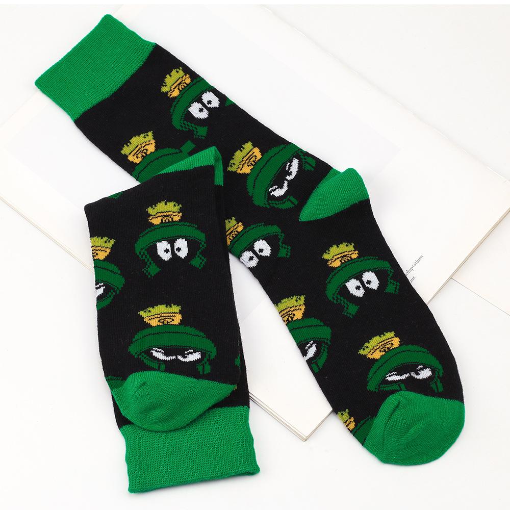 New Arrival High Quality Combed Cotton Men Polka Dot Strip Happy Socks  Color  Designer Casual Novelty Dress Business