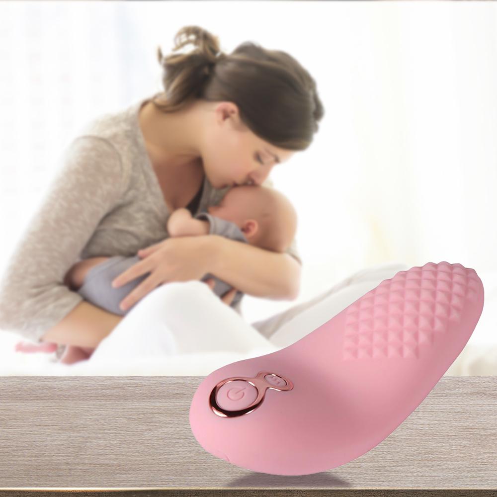 Soft Silicone Lactation Massager Comfortable Breast Massager 9 Vibration Modes 3 Different Strength
