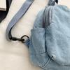 Denim Chest Bag Women's Shoulder Bag General Bag Lightweight Student Crossbody Bag