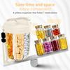 Weekly/7-Compartment Pill Organizer Travel Pill Case with Anti-Mix Design Portable Supplement Containe Pill Cup Bottle Organizer