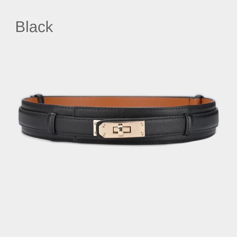 

Женский ремень с замком, стильный декоративный модный ремень с платьем, обтягивающий кожаный ремень, широкий пояс с уплотнением на талии 105cm