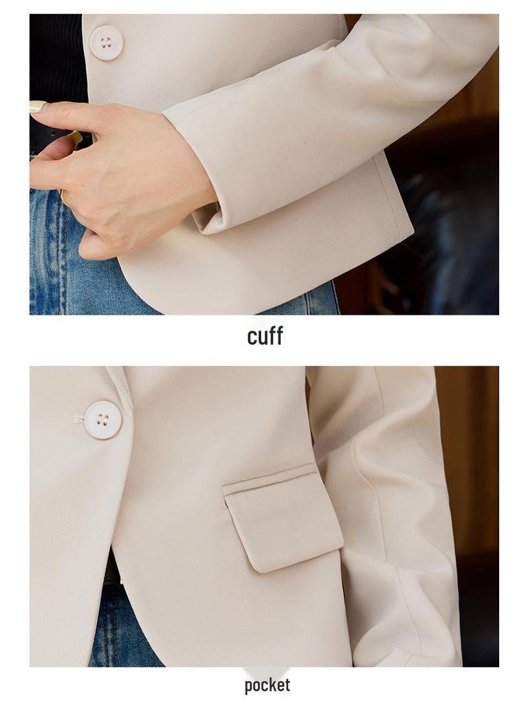 Damen Petite Blazer im koreanischen Stil für den Herbst: Elegantes Design für 2025