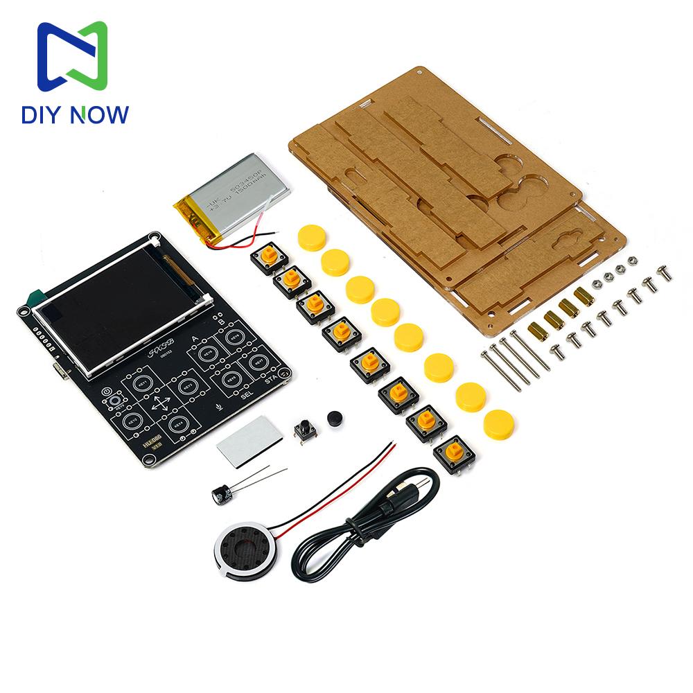 Game Console Electronic DIY kit Handheld Device Weather Display and Clock XiaoZhi AI Robot Soldering Practice Game Console kit