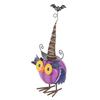 Something Different Metal Owl & Witch Hat Ornament