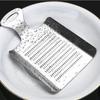 Stainless Steel Garlic Press - Ginger/Grater/Crusher for Wasabi & Vegetables, Dishwasher Safe Kitchen Tool with Handle
