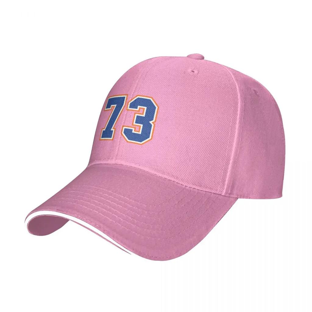 Blue Lucky Number 73 Camping Baseball Cap For Unisexs Outdoor Coquette Beach Dad Hat 2024 New Hip Hop Trucker Cap