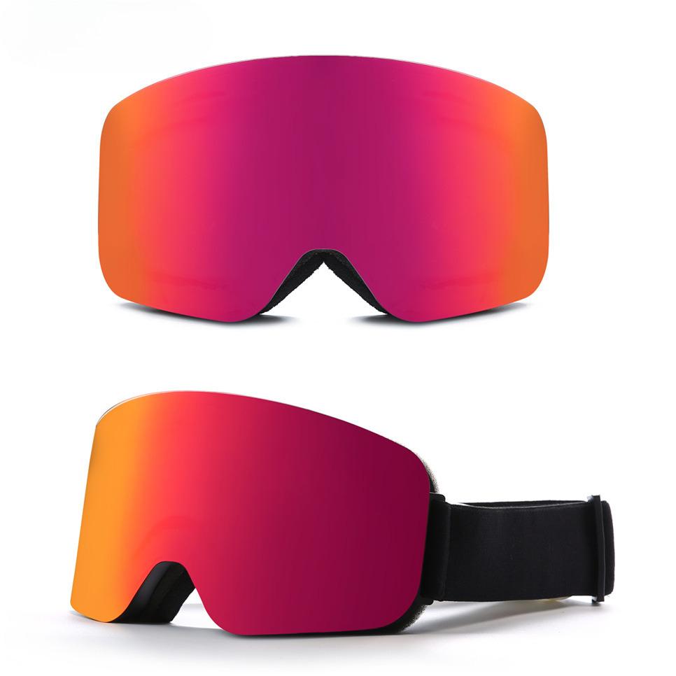 Skibrille Winter Schnee Snowboardbrille für Herren Damen Anti-Beschlag Ski Snowboard Brille für Erwachsene Anti-Beschlag UV400 Schutz Schneeskibrille