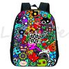 Spiele Geometry Dash Rucksäcke Wütendes Geometrie Kindergartenrucksack Kleine Schultasche Kinderrucksack Jungen Mädchen Bücherrucksack Geschenke