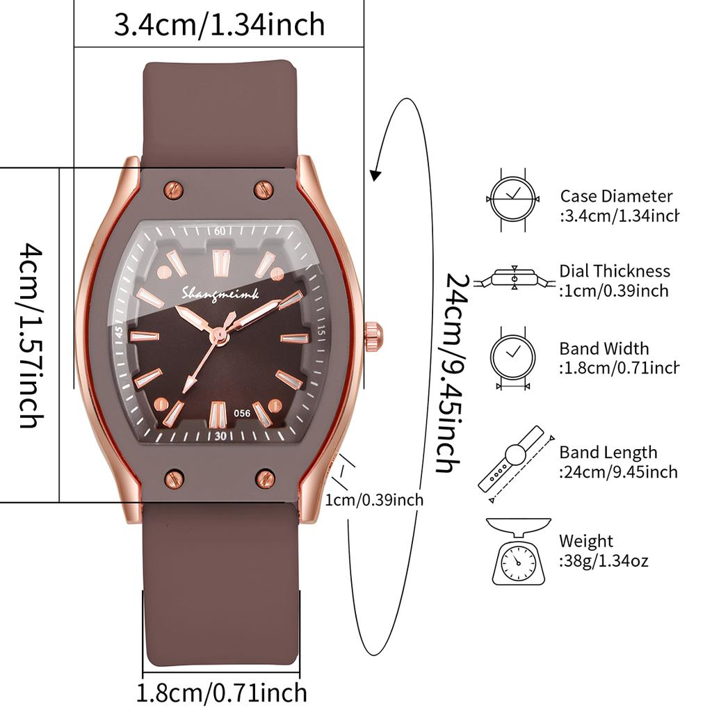 Xiaomi Simple Dial Silicone Band Women Watches Fashion Ladies Quartz Wristwatches for Girls Gift Reloj Mujer (Without Box)