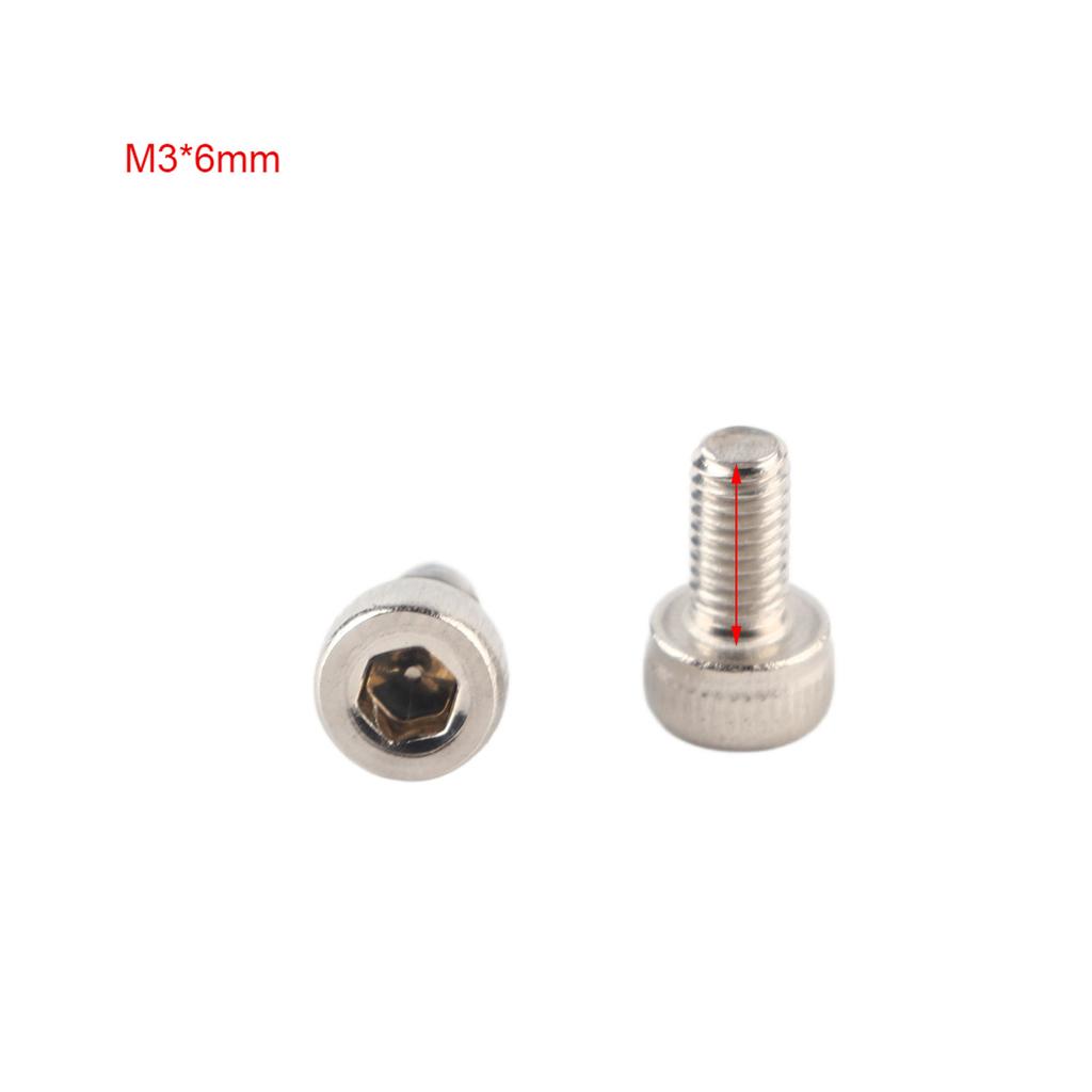 M3 Stainless Steel SS304 Hex Socket   Head Screws   (M3*6)