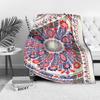 Bohemian Floral Paisley Pattern Throw Blanket Decorative Bed Blanket Sofa Cover Home Decor Festive Gift