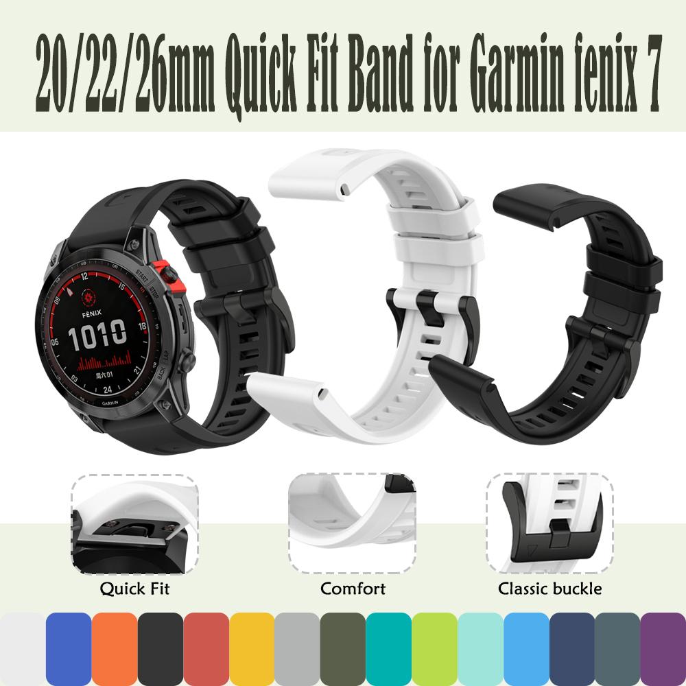 20/22/26mm Quick Fit Armband für Garmin Fenix 7/Fenix 8 Pro 47/51MM Garmin Outdoor Wasserdichtes Uhrenarmband für 20/22/26mm Quick Fit