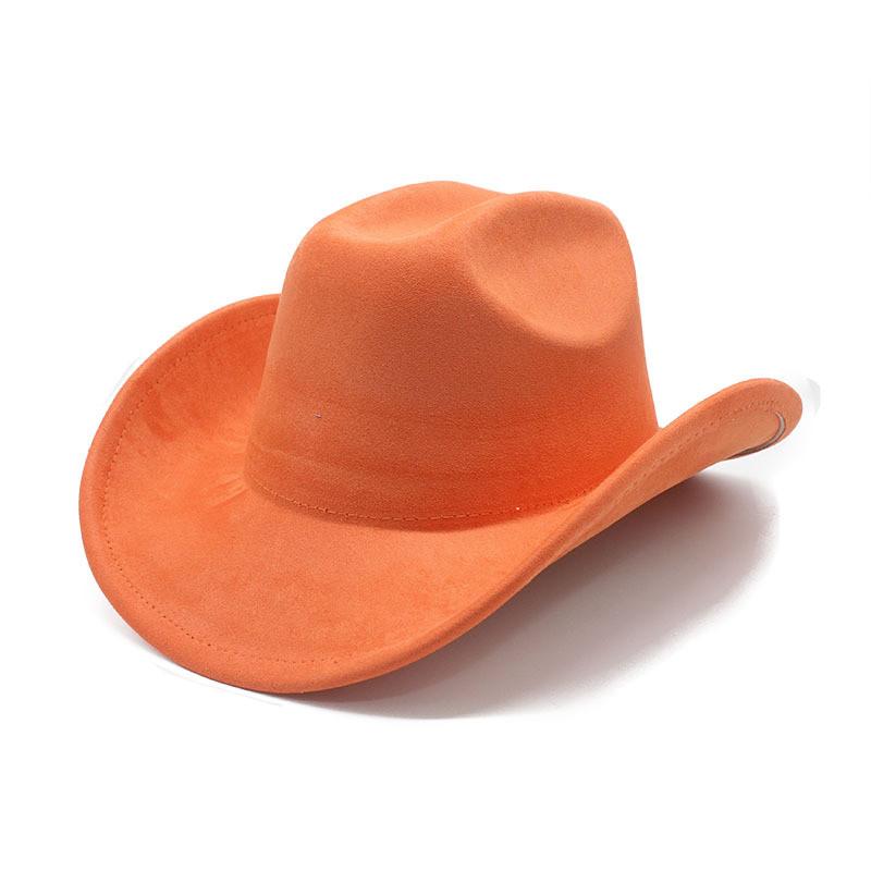 Traditional Style Wool Felt Cowboy Hat With Wide Brim For Men And Women