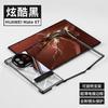 Matext Phone Case With Stand Flip Cover Transparent Edge Full Protection Shockproof PC Leather Hybrid Mate XT