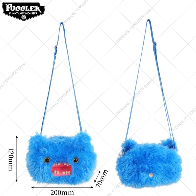 Bolso Bandolera de Peluche de Monstruo Sonriente con Ojos Grandes Bolso de Hombro de Muñeca Rara Creativa Regalo Único