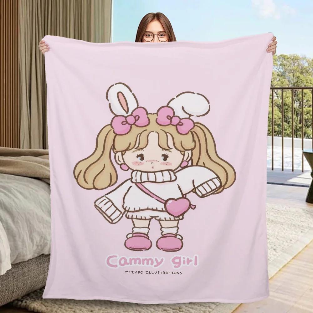 Designer Throw Blanket Sofa M-mikkoS Home Interior Fluffy Plaid Bed Blankets & Throws Warm Blankets for Cold Microfiber Bedding