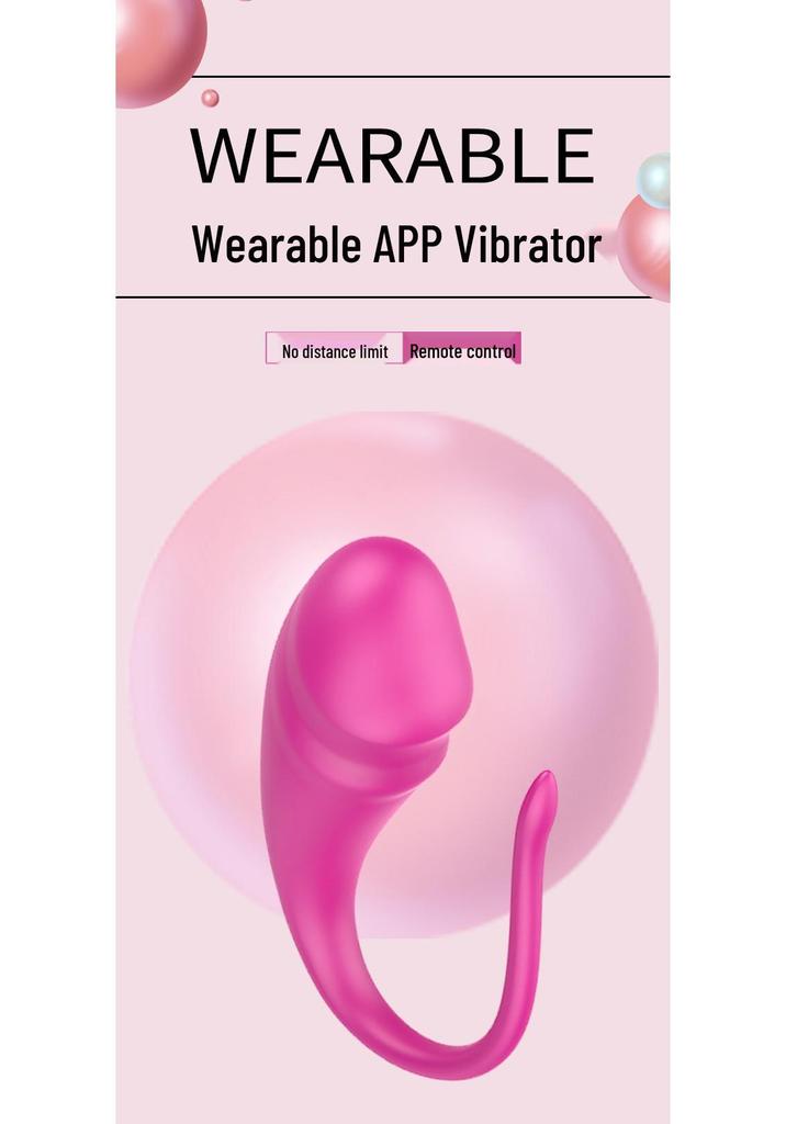 Invisible Wireless Vibrator for Women - Wearable Tease APP-Controlled Adult Toy