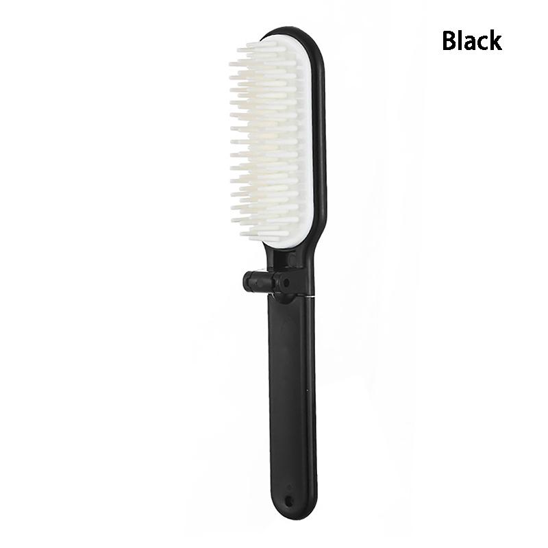 Foldable Hair Comb Portable Detangling Soft Hair Brush Anti Static Head Scalp Massage Travel Pocket Comb Hair Styling Barber