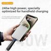 40Gbps FPC Data Cables 240W USB4 Fast Charging Cable USB C To Type C Data Cord Protable Keychain Cable for Xiaomi POCO IPhone 16