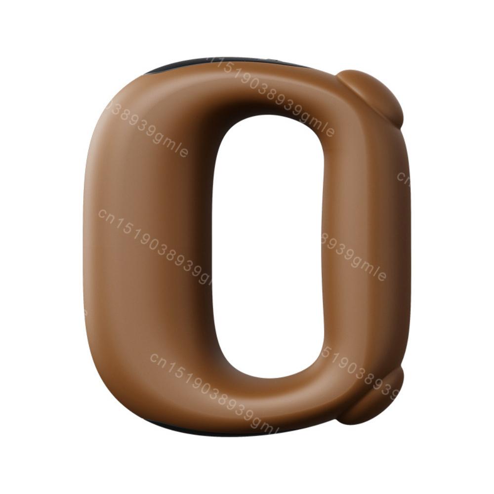 Mini Portable Massage Ring Deep Tissue Percussion Handheld Muscle Massager Vibration Heating Fascia Ring Fat Burning Slimming