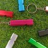 {MX} Dual Frequency Flat Metal Whistle Outdoor Survival Emergence Whistle For Hiking Climbing Cheerleading Souvenirs