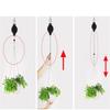 Plant Pulley Hanger Adjustable Flower Pot Retractable Hook Hanging